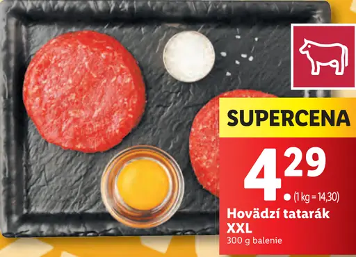 Hovädzí tatarák XXL