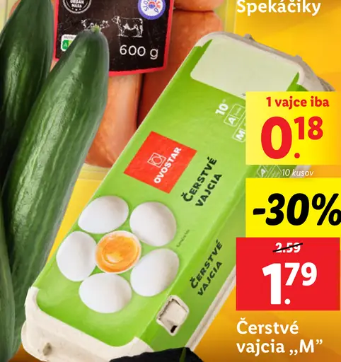 Čerstvé vajcia