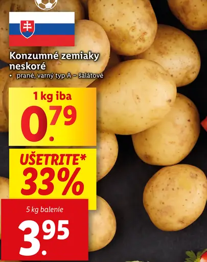 Konzumné zemiaky neskoré