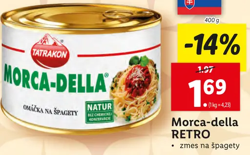 Morca-della RETRO zmes na špagety
