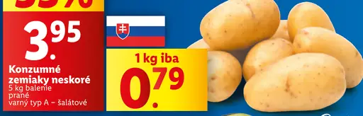 Konzumné zemiaky neskoré