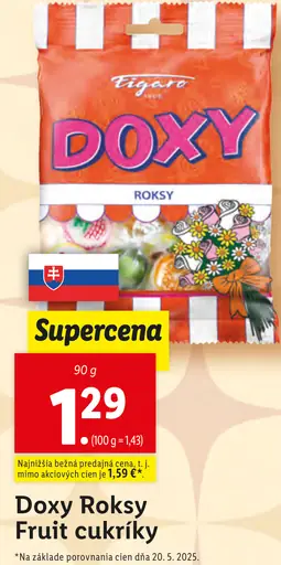 Doxy Roksy Fruit cukríky