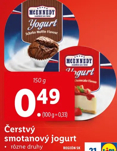 McEnnedy Americký jogurt