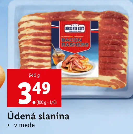 McEnnedy Údená slanina v mede