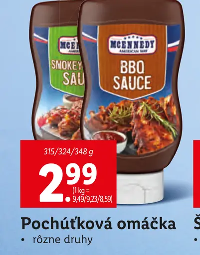 Mcennedy Pochúťková omáčka