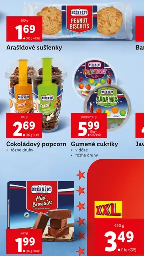 Mcennedy Arašidové sušienky
