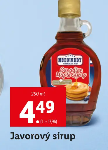 McENNEDY Javorový sirup