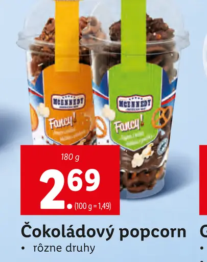 McENNEDY Čokoládový popcorn
