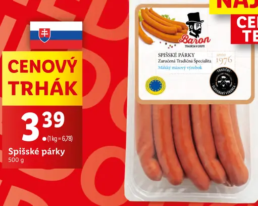 Baron Spišské párky