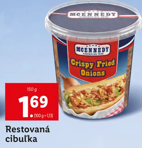 Mcennedy Restovaná cibuľka