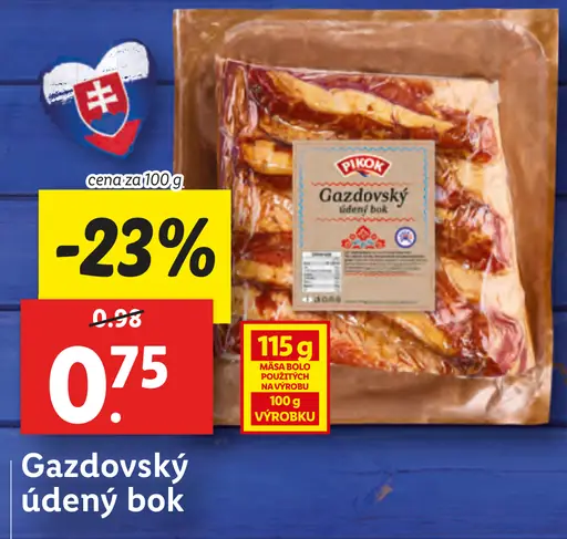 Gazdovský údený bok