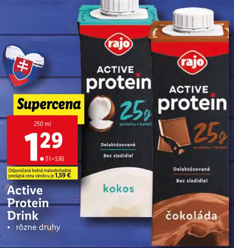 Rajo Active Protein nápoj