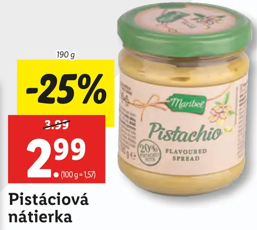 Marabou Pistáciová nátierka