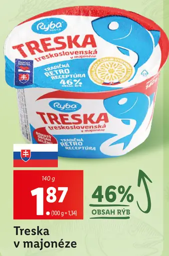 Ryba Treska v majonéze