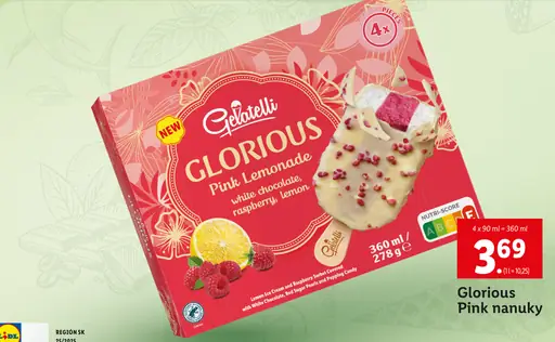 Gelatelli Glorious Pink nanuky
