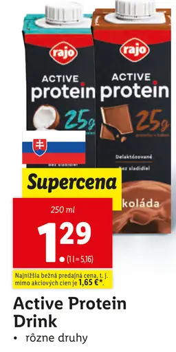 Rajo Active Protein nápoj