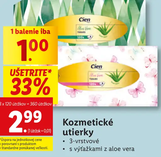 Kozmetické utierky