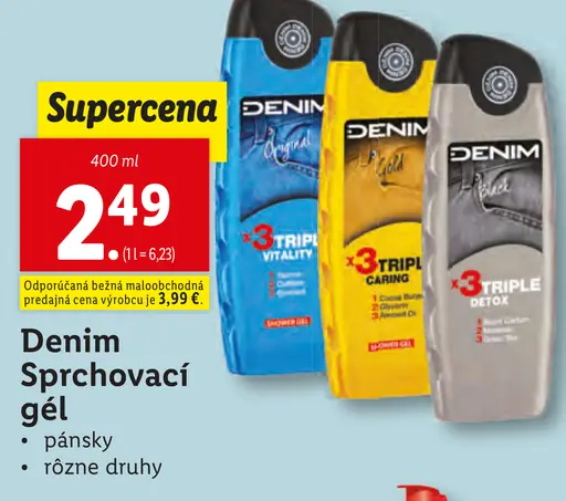 Denim Sprchovací gél