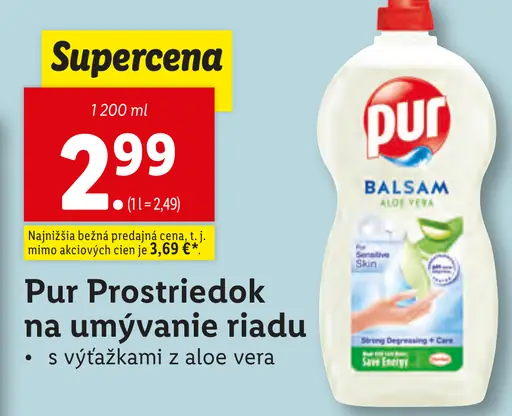 Pur prostriedok na umývanie riadu