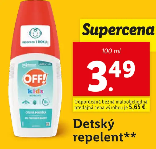 OFF! Detský repelent