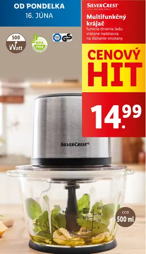 SilverCrest Multifunkčný krájač