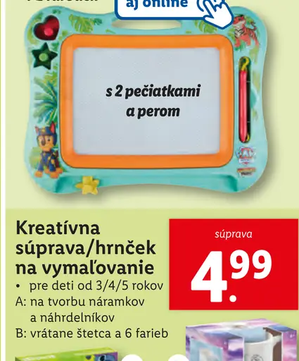 Lidl Kreatívna súprava/hrnček na vymaľovanie