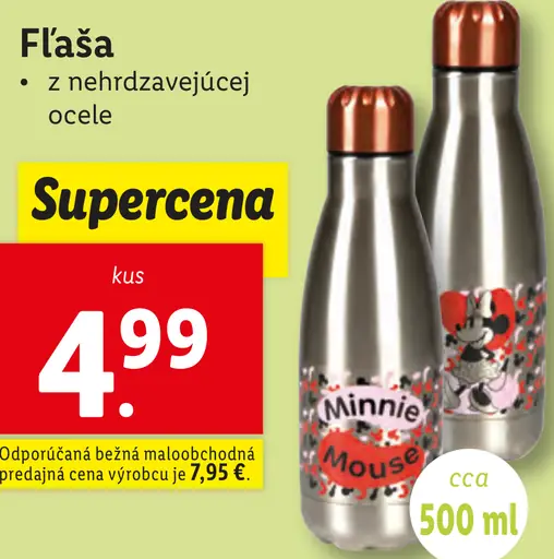 Fľaša z nehrdzavejúcej ocele