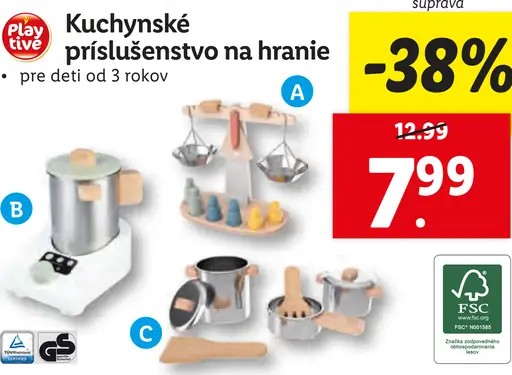 Playtive Kuchynské príslušenstvo na hranie