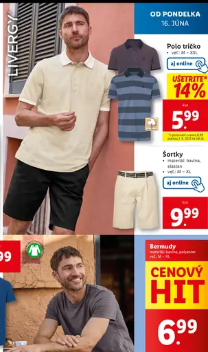 Livergy Džínové bermudy