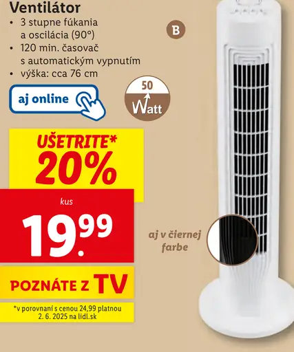 SilverCrest Ventilátor A