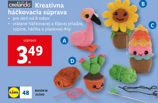 Crelando Kreatívna háčkovacia súprava