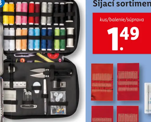 Crelando Šijací sortiment kus/balenie/súprava