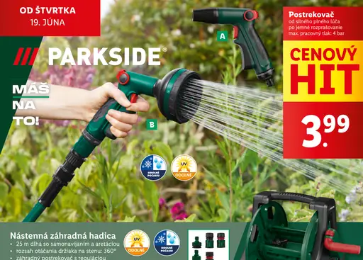 Parkside postrekovač