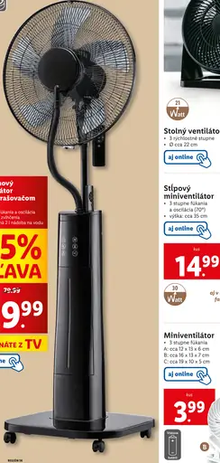 Stolný ventilátor