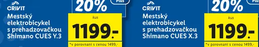 Crivit Mestský elektrobicykel s prehadzovačkou Shimano CUES Y.3