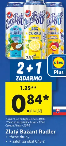Zlatý Bažant radler