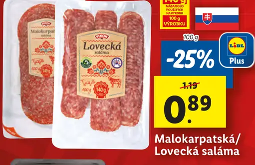 Pikok Malokarpatská/Lovecká saláma