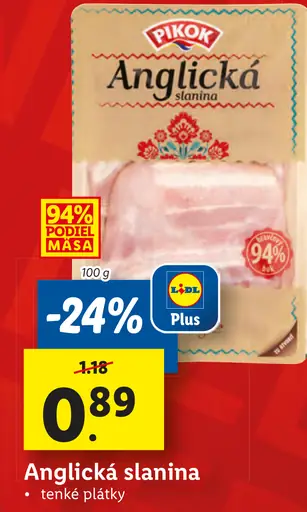 Pikok Anglická slanina