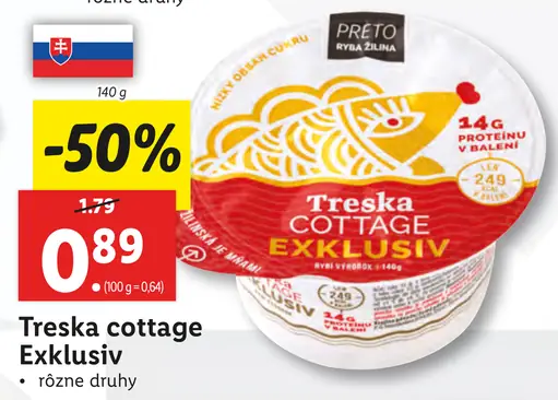 PRETO Ryba Žilina Treska Cottage Exklusiv