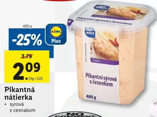Pikantní pomazánka Pikantní nátierka