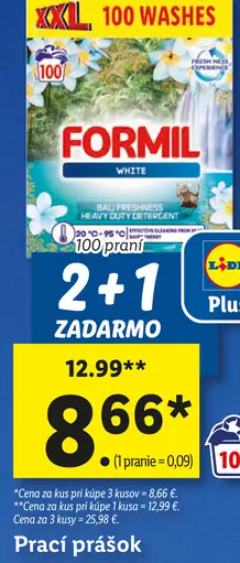 Formil prací prostriedok