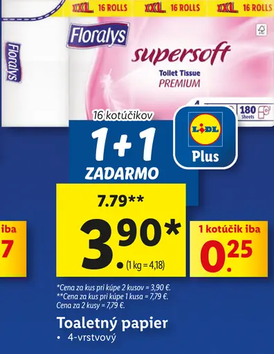 Floraly's toaletný papier