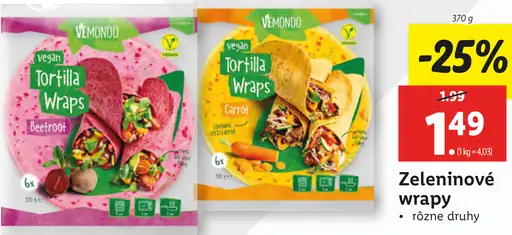 Vemondo Tortilla Wraps