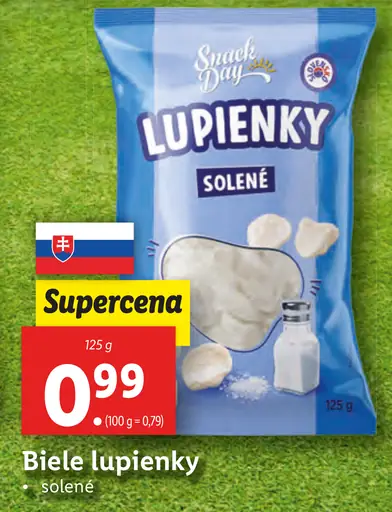 Snack Day Biele lupienky