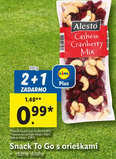 Alesto Cashew Cranberry Mix
