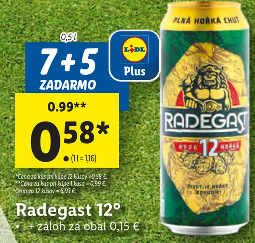 Radegast plechovka