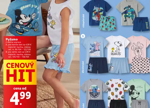 Disney Pyžamo
