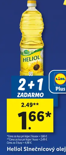 Heliol slnečnicový olej