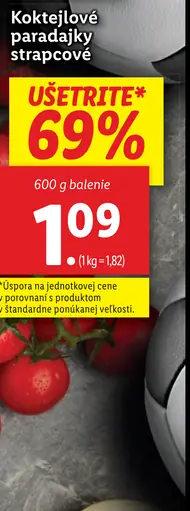 Paradajky koktejlové strapcové
