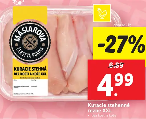 Kuracie stehná bez kosti a kože XXL